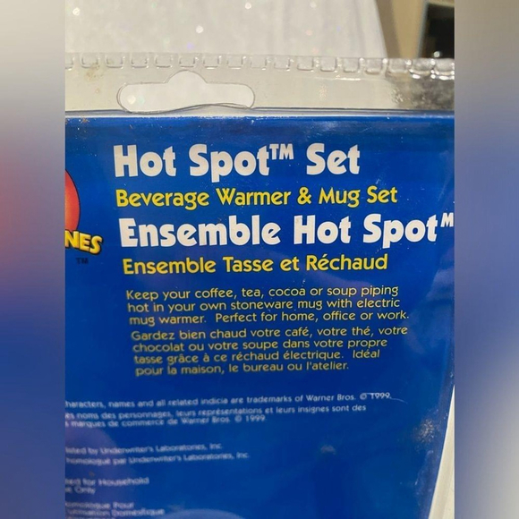 Vintage Y2K Loony Tunes Tweety Bird Hot Spot Set -Warmer and Mug New Sealed - Picture 2 of 5